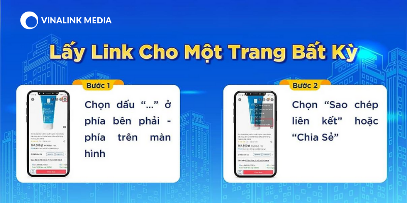 Cách 1: Lấy link trên app Tiki